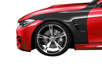 2015 BMW 3 Series 4DR - Carbon Fiber Fibre Fender Bodykit - BMW 3 Series F30 Carbon Creations M3 Look Front Fenders - 4 Piece