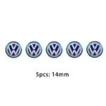 2026 Hot For VW VOLKSWAGEN Car Key Stickers Auto Control Keychain Emblem Accessories For Volkswagen VW R-line GTI R Polo Golf Pa - Image 5