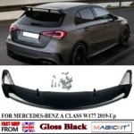 For Mercedes Benz A Class W176 W177 Hatchback A180 A200 A220 A250 A260 AMG A45 Style Rear Roof Trunk Spoiler Wings 2013-2022 - Image 3