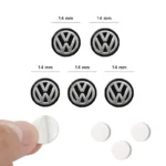 2026 Hot For VW VOLKSWAGEN Car Key Stickers Auto Control Keychain Emblem Accessories For Volkswagen VW R-line GTI R Polo Golf Pa - Image 3
