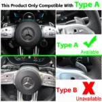 AMG Paddle Shift Extensions - Premium Upgrade for Mercedes (2016-2019) - Image 2