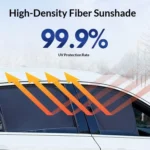 Car Sunshade For Mitsubishi Pajero Sport 3 Accessories Shogun Montero Sport 2015-2024 Windshield Visor Cover Auto Interior Parts