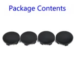 4 pcs 60mm ABS Black / Silver Universal Car Wheel Hub Center Cap Cover For Most Cars Trucks Wheels Tires & Parts Wear Parts - Image 5