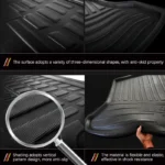 For Ford Mondeo MK4 2007~2013 4th gen 2012 2011 2010 2009 Accessorie Car Rear Trunk Mat Floor Tray Liner Cargo Boot Carpet Parts - Image 4