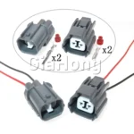1 Set 2 Ways Parts 6181-0070 AC Assembly Car Horn Male Female Docking Connectors Auto Speaker Wire Socket For Honda 6189-0129 - Image 6