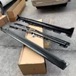 Car Side Skirts for Mercedes Benz GLC43 GLC63S GLC200 GLC260 GLC300 GLCcoupe Sport Door Sill Plates Auto Parts