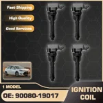 1/4Pcs Car Ignition Coil Kit For Toyota Corolla L4-1.4L 1999 2000 2001 2002 90080-19017 90080-19018 90080-19019 Automotive Parts