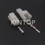 1 Set 2 Pins 6090-1001 Car Electric Cable Male Female Unsealed Socket AC Assembly 6090-1031 Auto Modification Connector Parts - Image 2