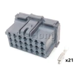 1 Set 21 Ways 1-967630-2 8-968975-2 967635-1 1-967630-4 1-967630-6 AC Assembly Automobile Wiring Unsealed Socket Car Parts - Image 6
